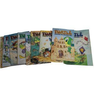 Turtle Preschool Kids Magazine Lot of 9 - vintage 1994, 1995, 1996